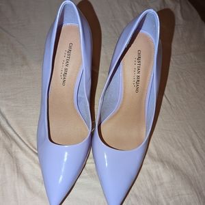 Lilac Christian Siriano heels